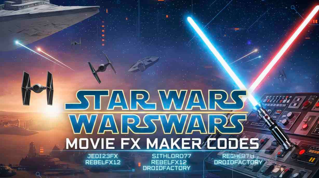 Star Wars Movie FX Maker Codes